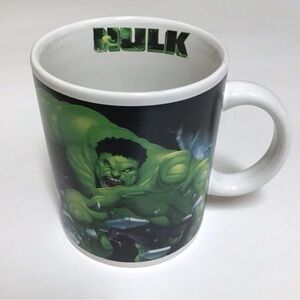 Marvel Comics Incredible Hulk Coffee Mug Green Wrap Graphic Tea Cup 2003 Vintage